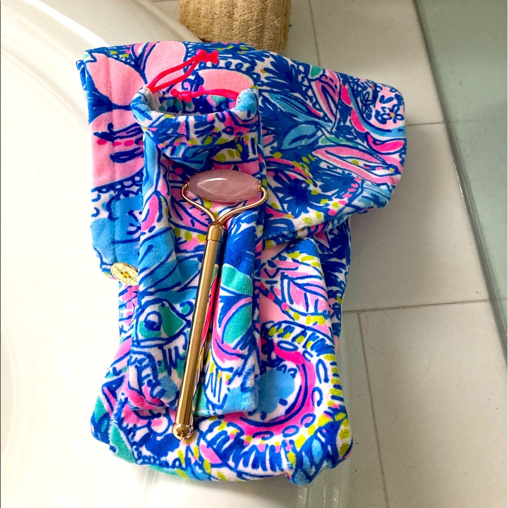Lilly Pulitzer SpaTowel/Quartz Roller